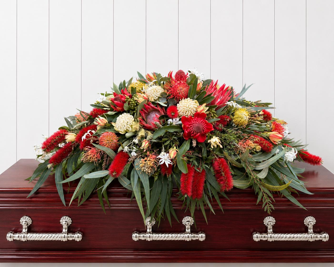 Funeral Flowers Waratah King Protea 