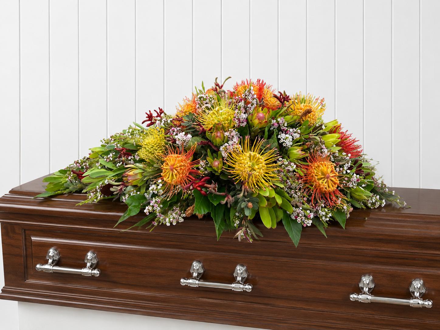 Funeral Flowers Half Native