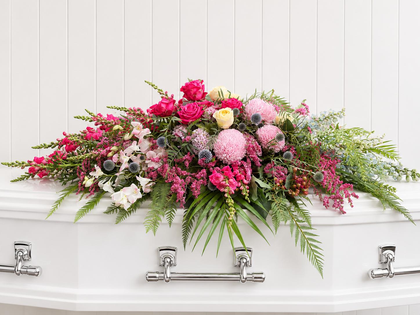 Funeral Flowers Pinks