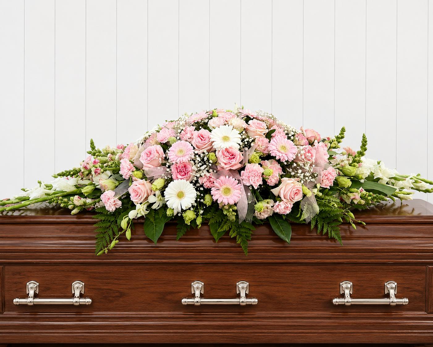 Funeral Flowers Pinks and Pastels 