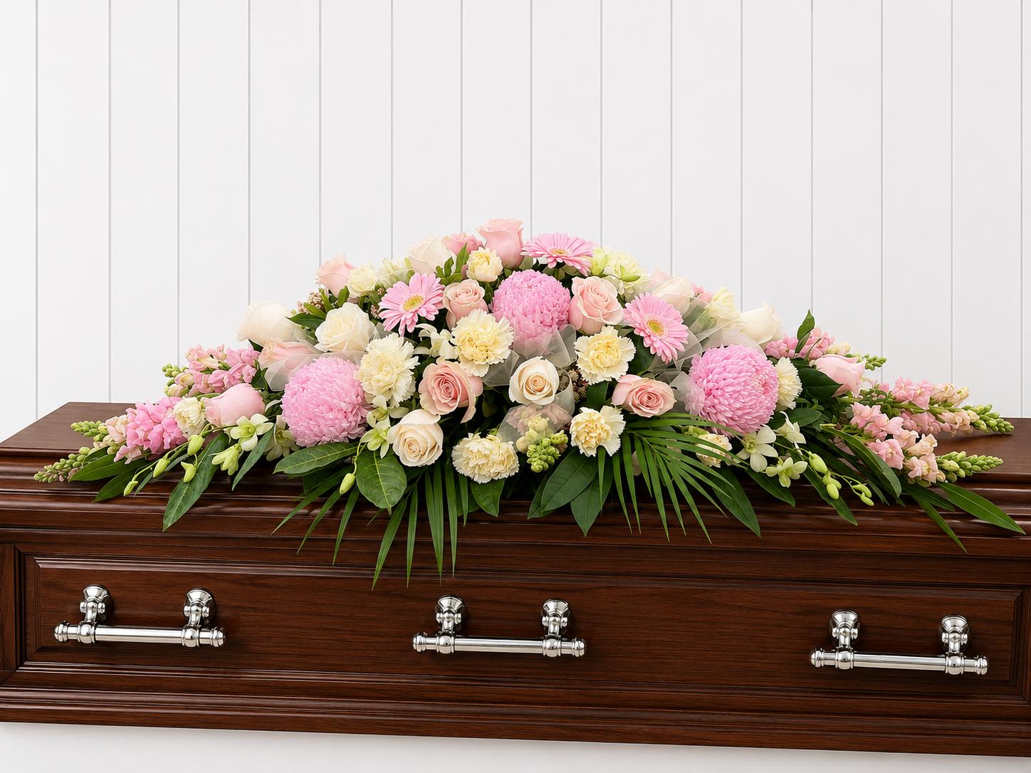 Funeral Flowers Pink Pastels