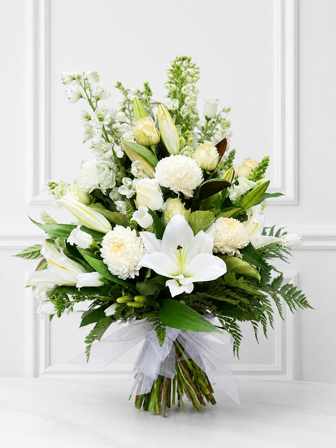 Funeral Flowers Whites 